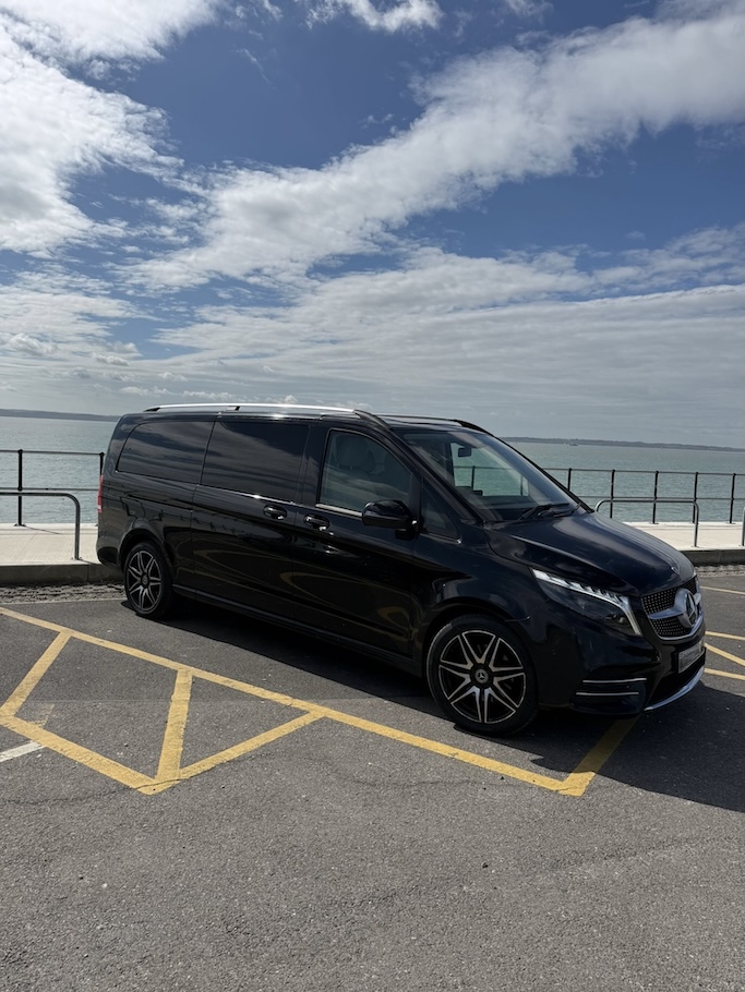 Alverstoke to Wembley: A V-Class Day Hire with a Sunny Gosport Send-Off
