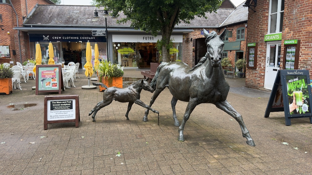 Ringwood Market Morning, Then Heathrow Terminal 5 in the BMW i7